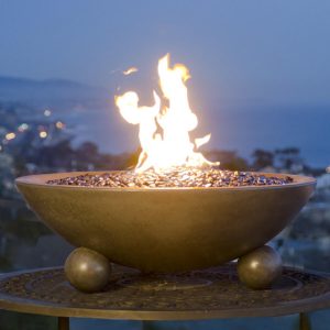 32″ Versailles Fire Bowl With Ball Feet