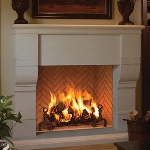 Astria Grand Meridian Wood Fireplace