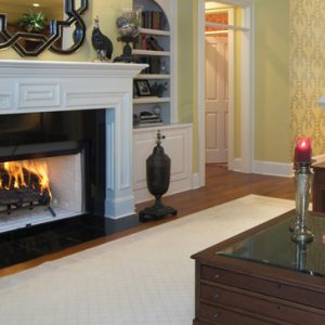 Craftsman Wood Fireplace